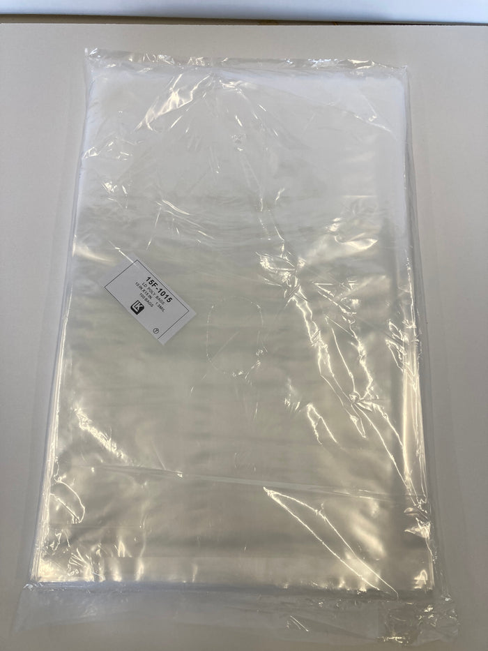 10x15 Clear Poly Bags