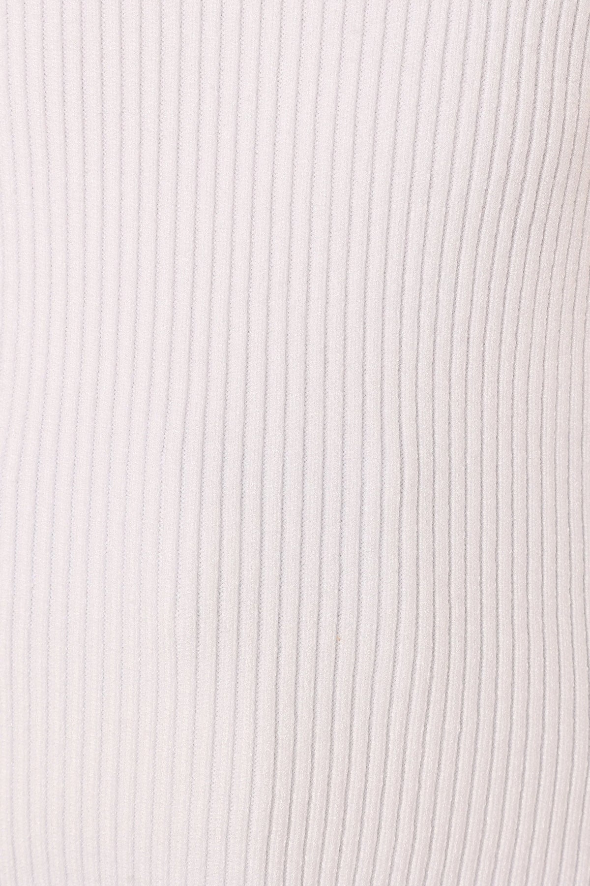 Emily Rib Top - White
