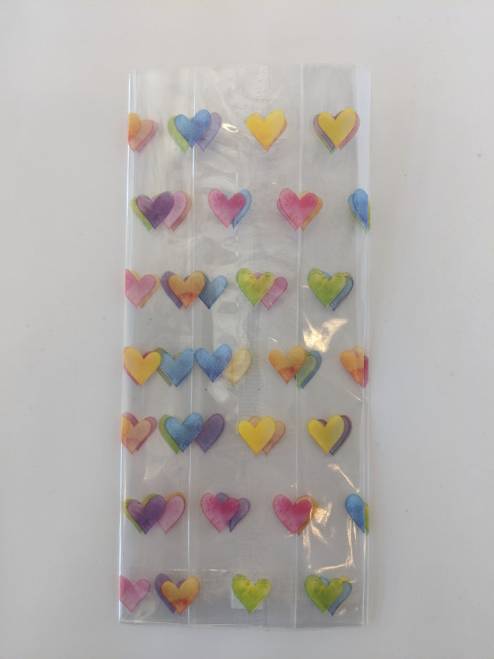 C1 Cello Bag-Rainbow Hearts