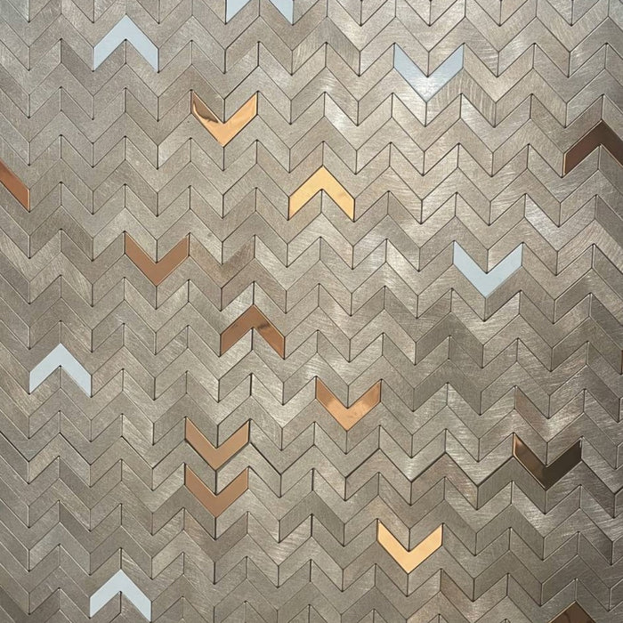 Delta Copper 28.1 x 28.3cm Mosaic Sheet