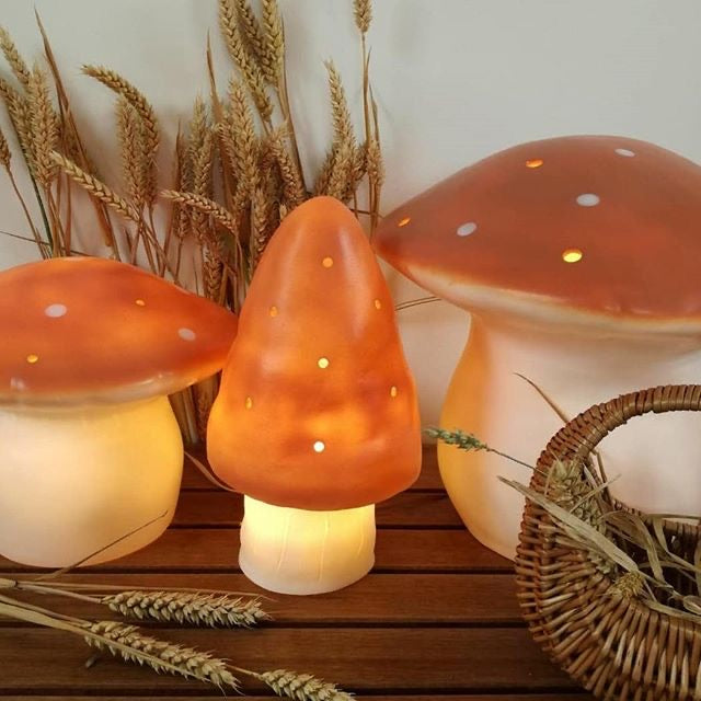 Heico Mushroom Night Light Lamp - Small - Terra LED