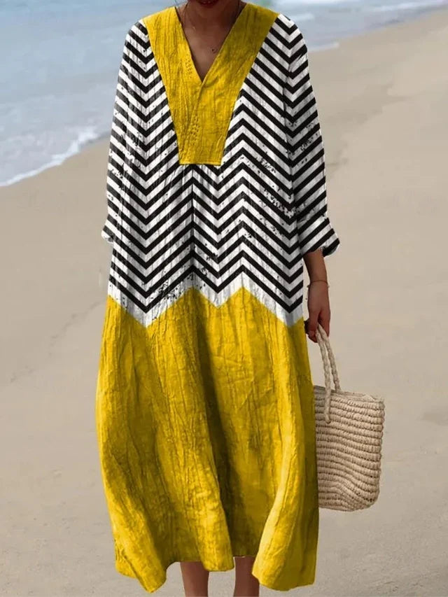 Molly - Boho Printed Dress