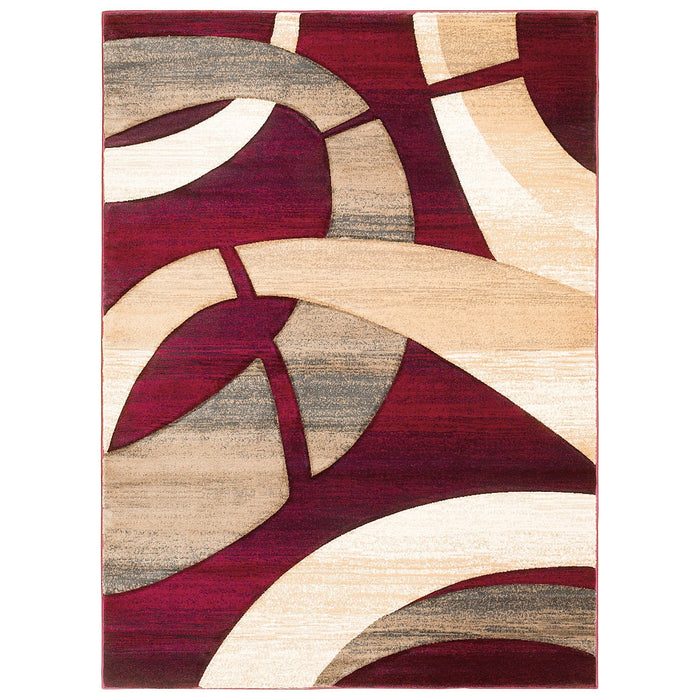Sculpture 248 Area Rug - 10' x 13' - Red - Wichita Home Outlet