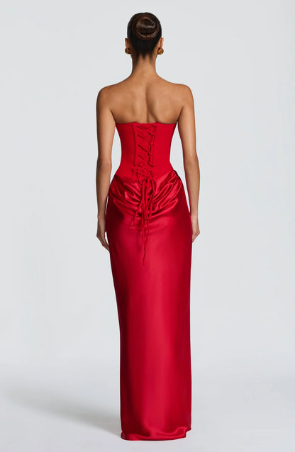 Maggie Maxi Dress - Red