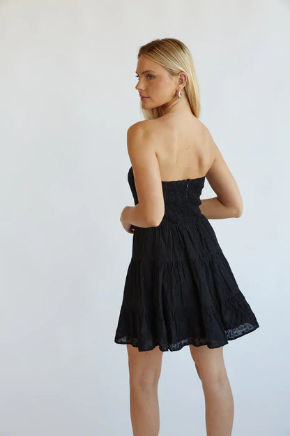 Blythe Embroidered Mini Dress