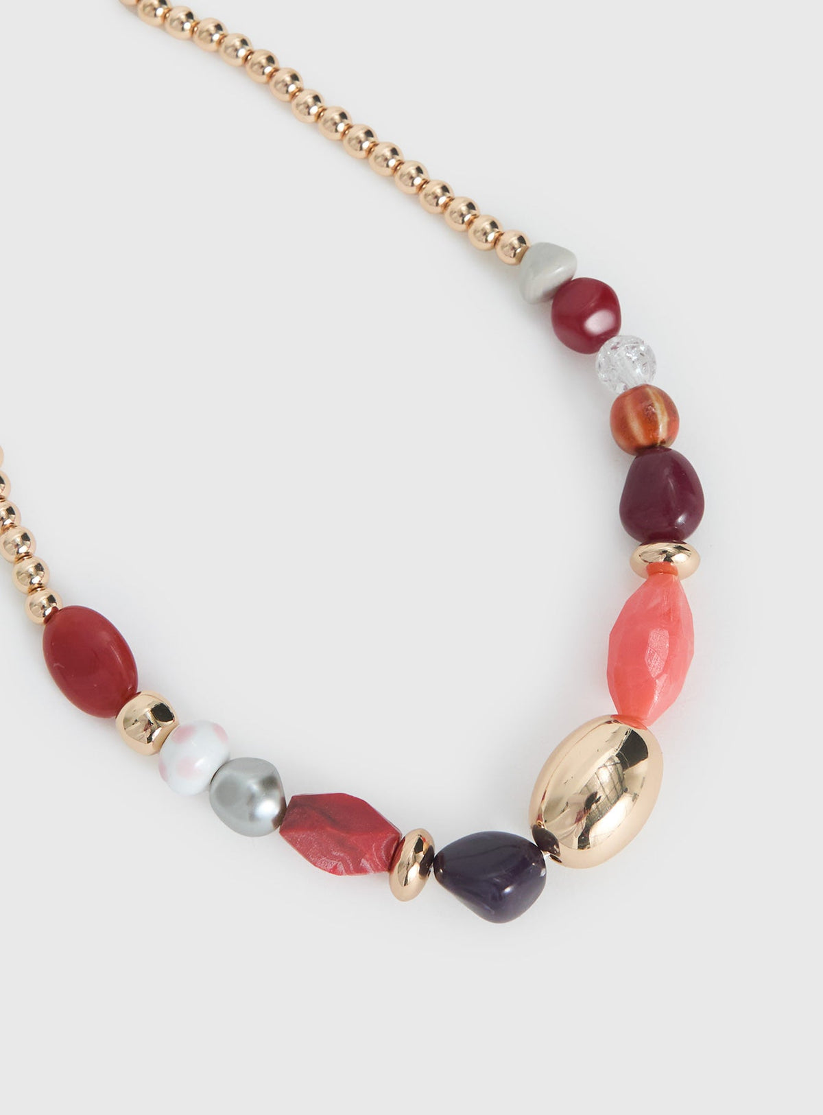 Andorra Gemstone Necklace Gold