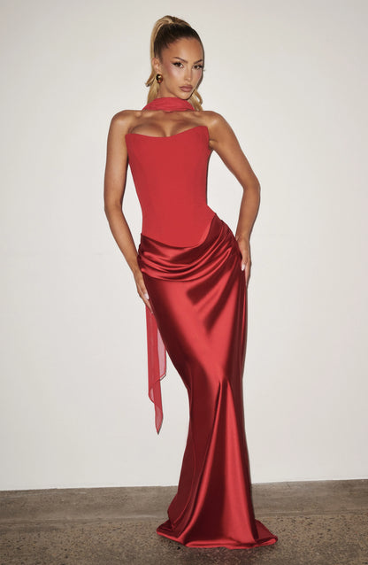 Maggie Maxi Dress - Red