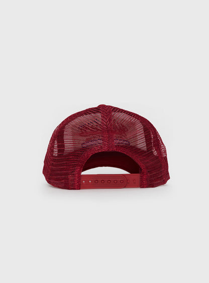 Adventures Trucker Hat Burgundy