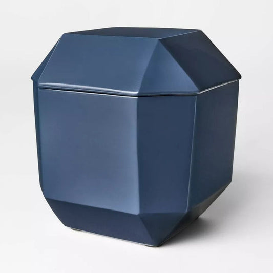 5" Decorative Lacquer Box - Blue - Wichita Home Outlet