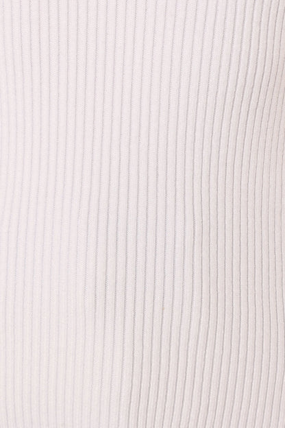 Emily Rib Top - White