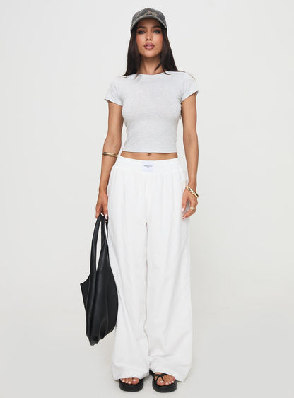 Beach House Pants White Tall