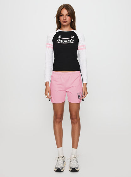 Bend It Athletic Shorts Pink