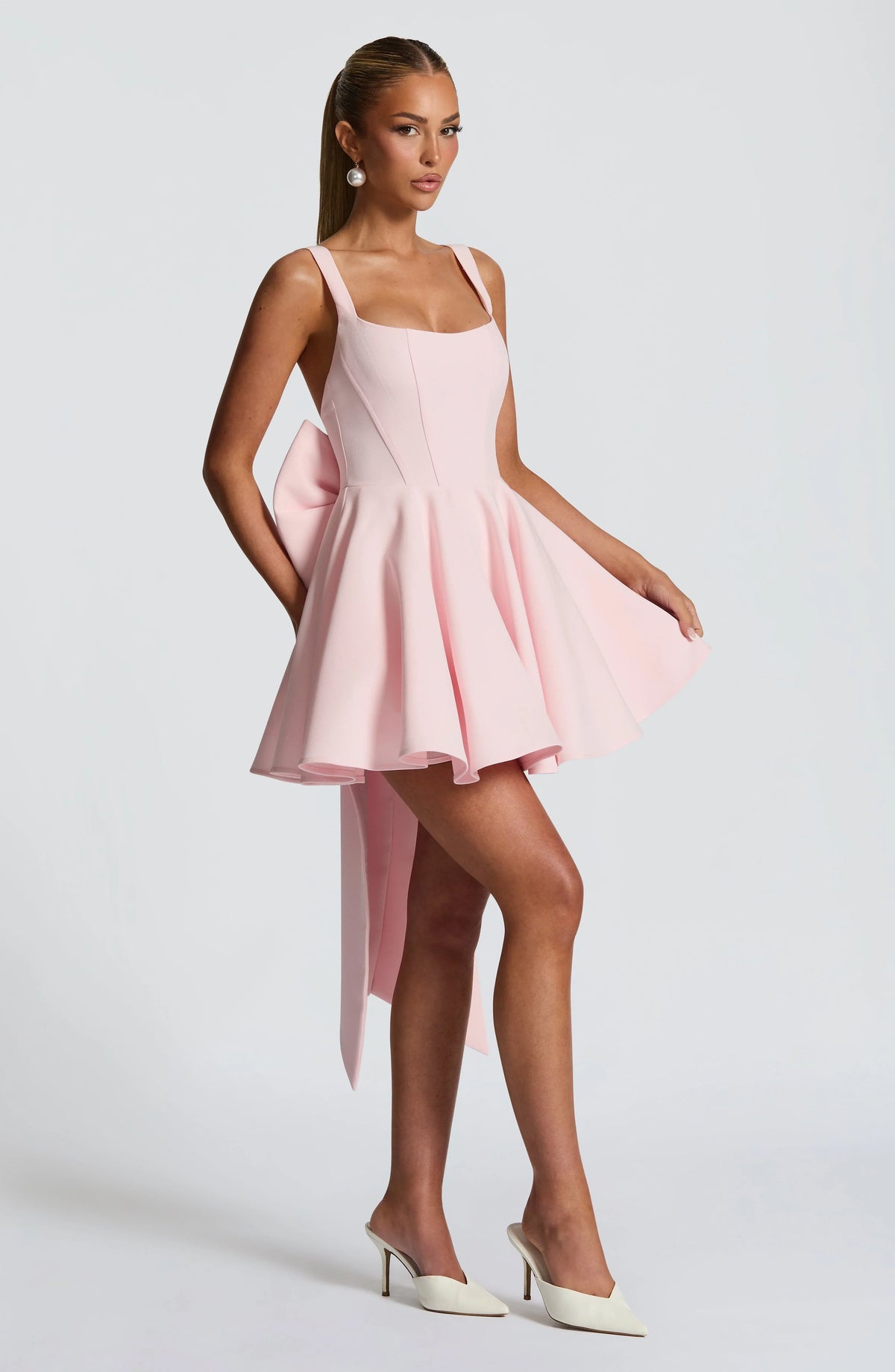 Rue Mini Dress - Blush