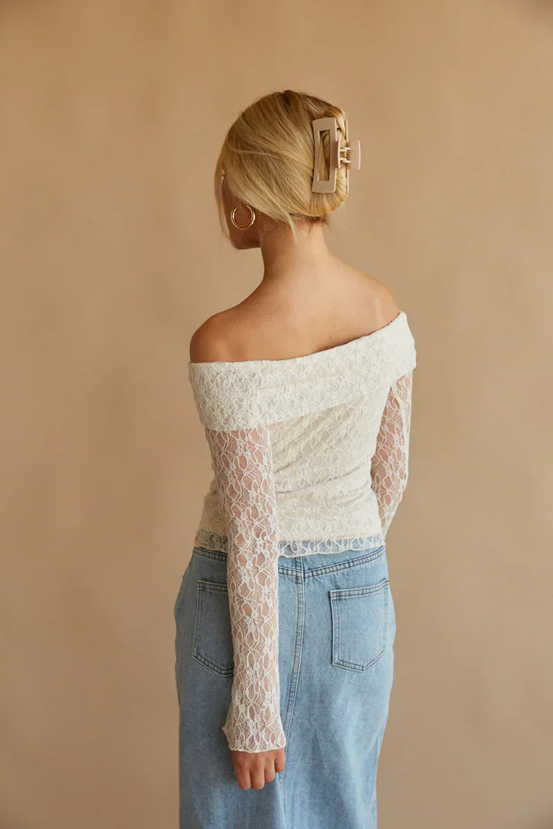 Collette Lace Long Sleeve Top