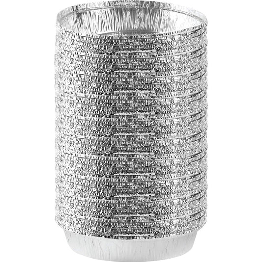 9" Round Disposable Pans Non Stick Aluminum Foil Baking Pans, 100-Pack - Wichita Home Outlet