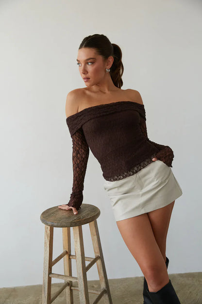 Collette Lace Long Sleeve Top
