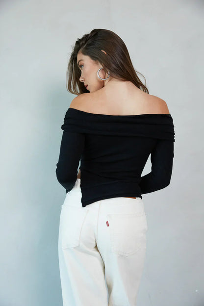 Kate Asymmetrical Sweater Top