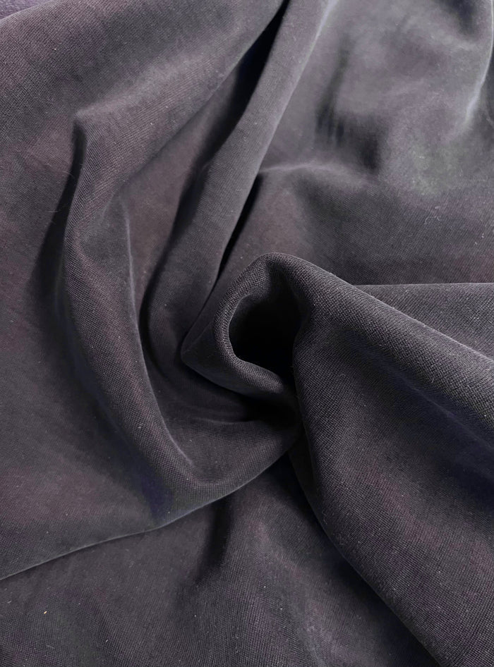 Italian Double Sided Stretch Cotton Jersey - Medium Wt - Indigo