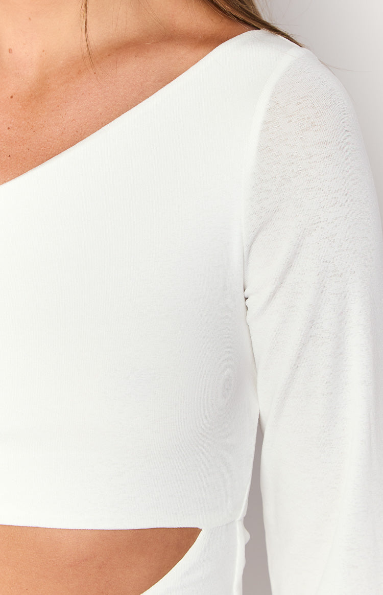 Reece White One Shoulder Mini Dress