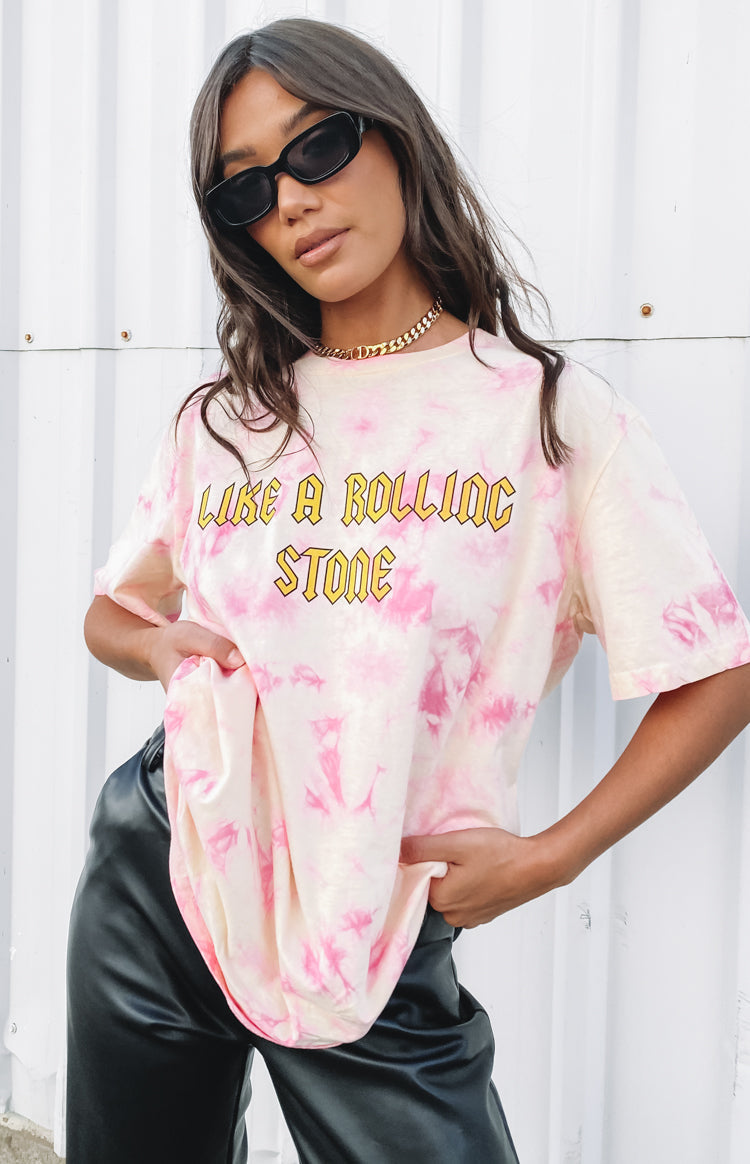 Stones Tee Pink