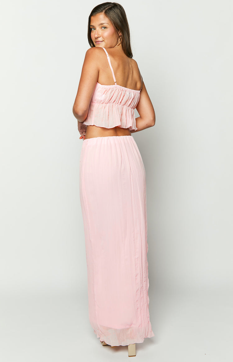 The Moment Pink Maxi Skirt