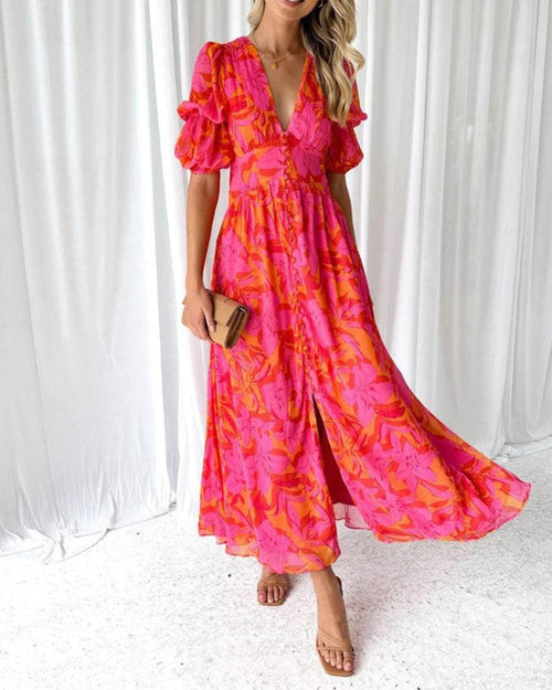 Agatha - Tropical Radiant Dress
