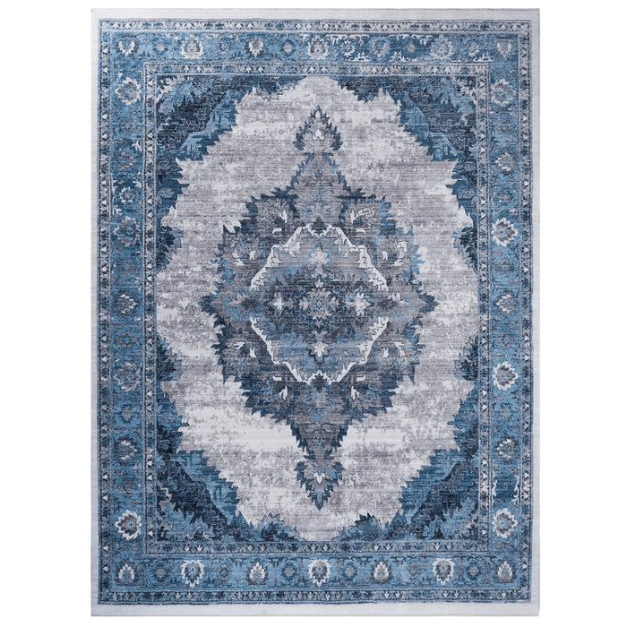 Ashton 566 Area Rug - 5' x 7' - Distressed Glacier - Wichita Home Outlet