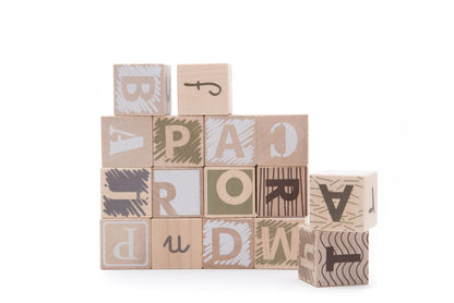 Bajo Alphabet Blocks Earth Colours