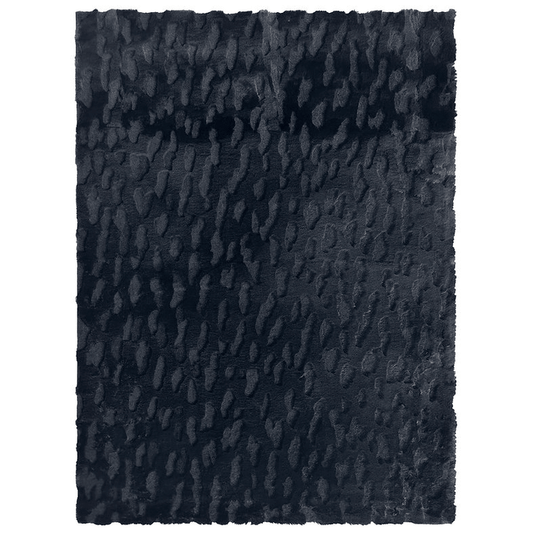 Bunny 50 Sculpted Area Rug - 5' x 7' - Black - Wichita Home Outlet