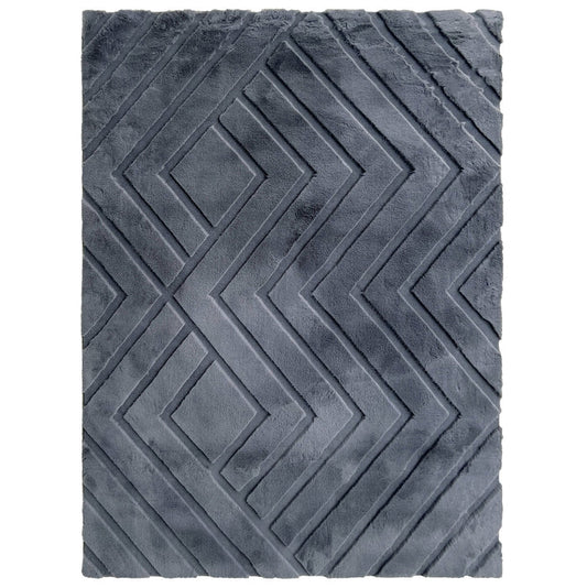 Bunny 56 Sculpted Area Rug - 7' x 10' - Graphite - Wichita Home Outlet