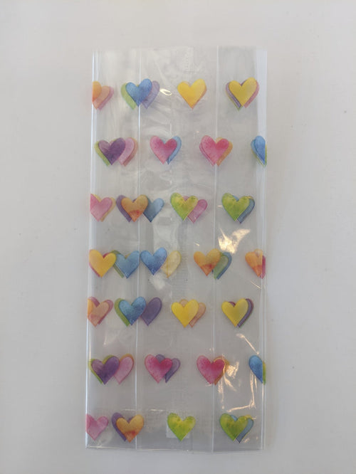 C1 Cello Bag-Rainbow Hearts