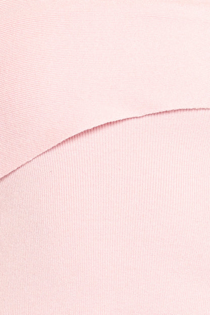 Charama Off Shoulder Knit Top - Pink