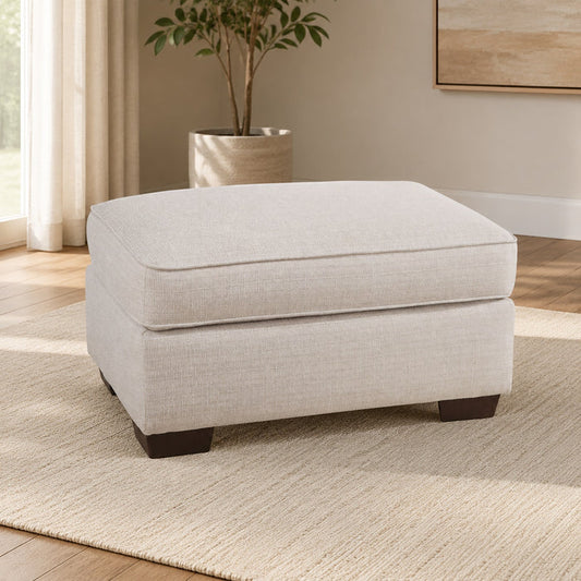 Carmine Ottoman - Pebble - Wichita Home Outlet