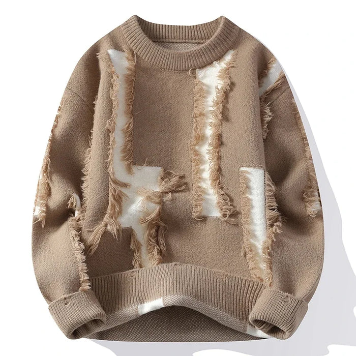 Caspian Fringe Crewneck