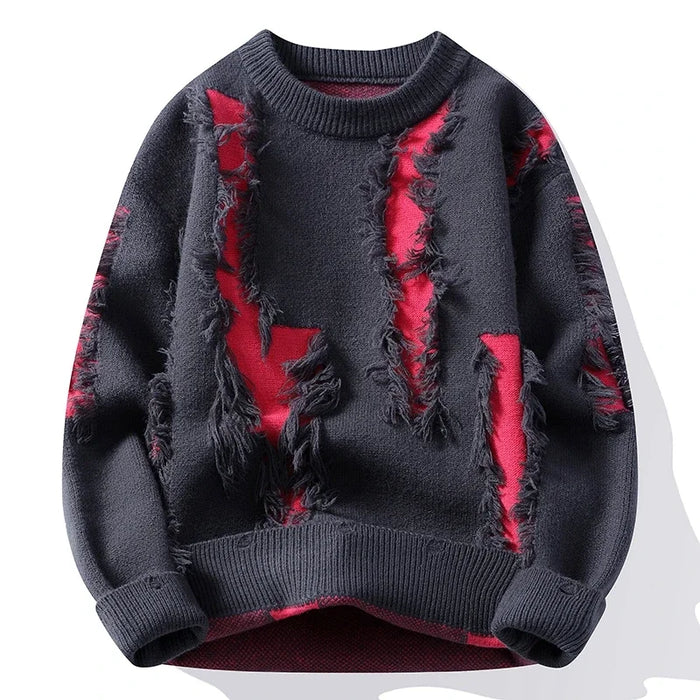 Caspian Fringe Crewneck
