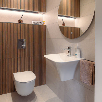 Clunia Natural 31 x 98cm Matt Rectified White Body Tile - 1.21sqm perbox