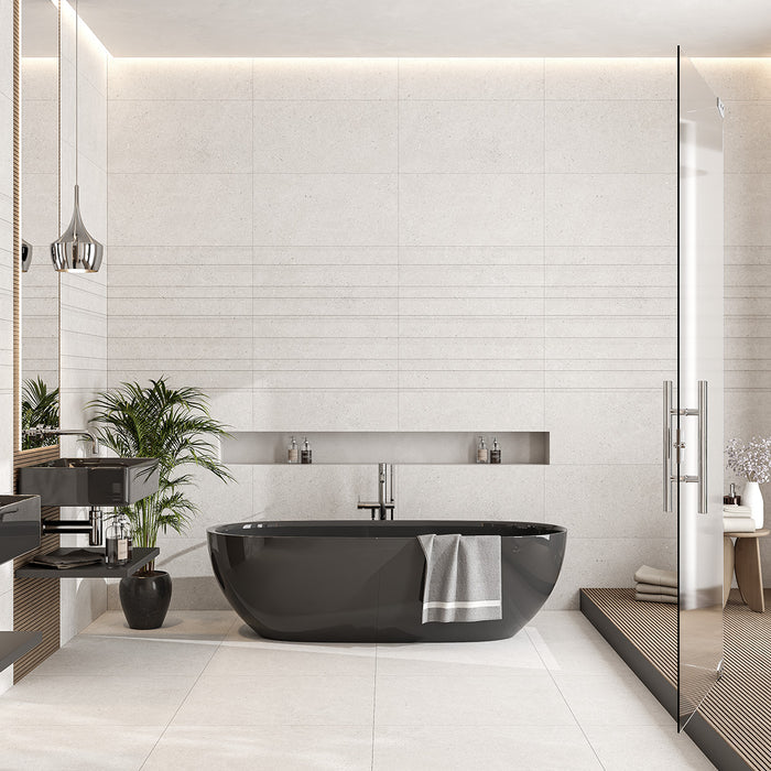 Concrete Beige Mate 60 x 60 Rectified Porcelain Tile - 1.44sqm Perbox