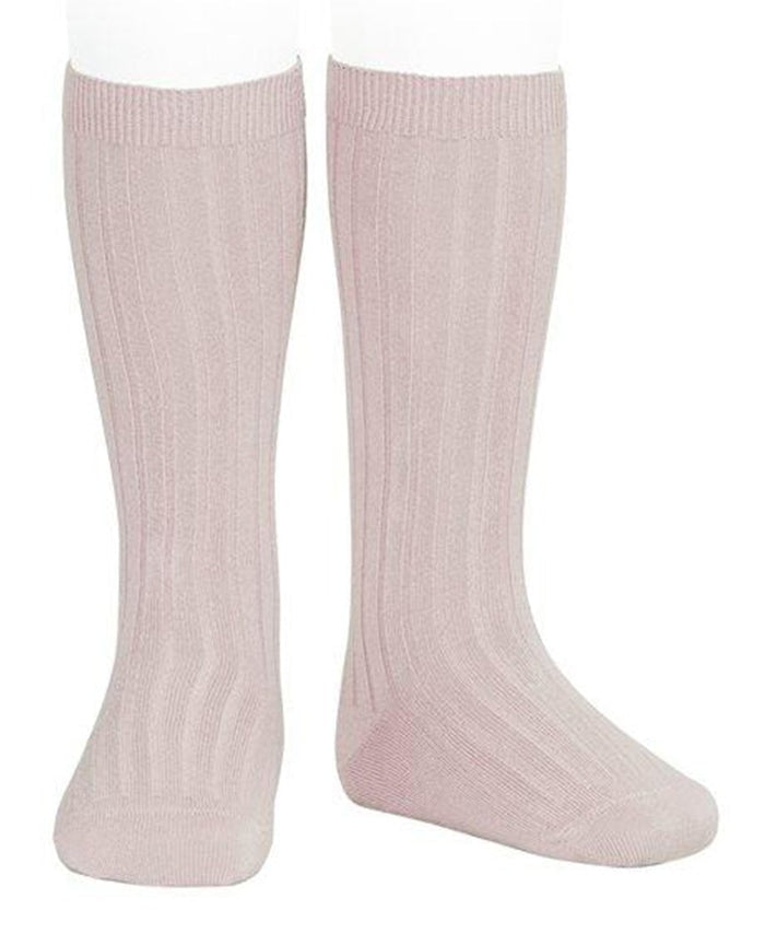 Condor Knee High Ribbed Sock (#544 Rosa Empolvado)