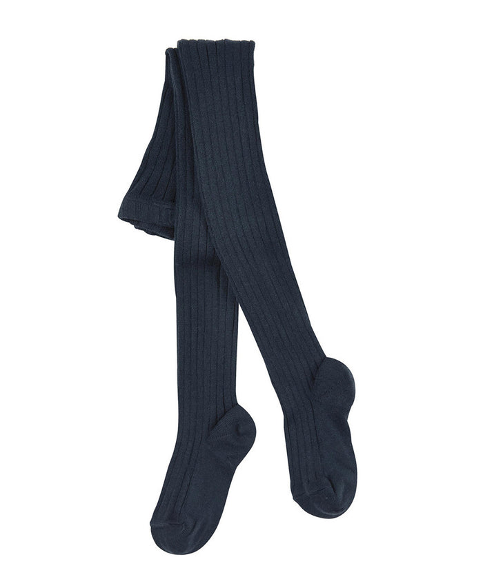 Condor Ribbed Tights (#480 Navy)