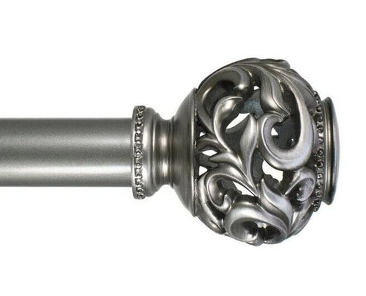Constance Open Ball Adjustable Curtain Rod - Wichita Home Outlet