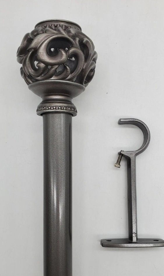 Constance Open Ball Adjustable Curtain Rod - Wichita Home Outlet