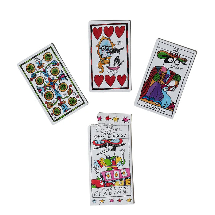 Cowgirl Tarot Sticker Pack