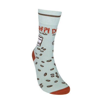 Decaf? That’S Adorable Coffee Socks - Closeout | Funatic - Wichita Home Outlet