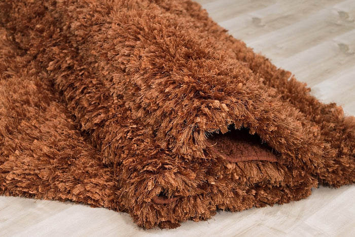 Decorative Shag Area Rug - Rust - 8' x 11' - Wichita Home Outlet
