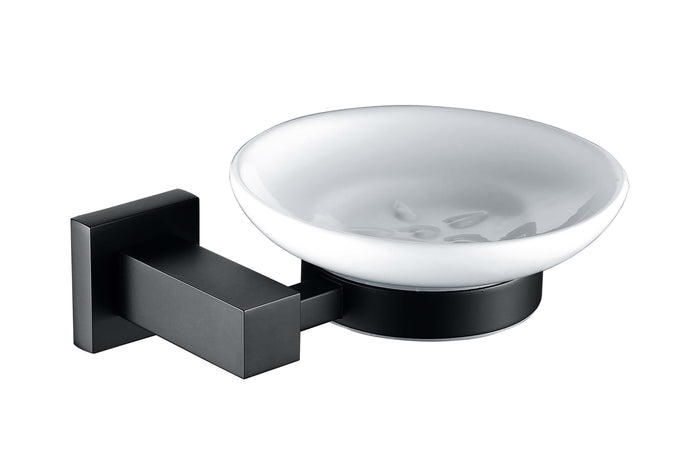 ER Noir Soap Dish & Holder - Black