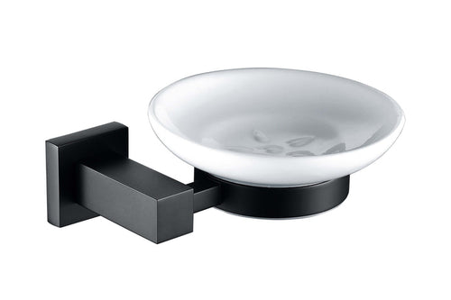 ER Noir Soap Dish & Holder - Black