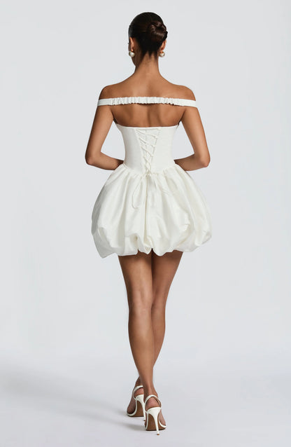 Eileen Mini Dress - Ivory