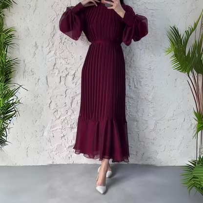 Francesca - Pleated Elegant Dress