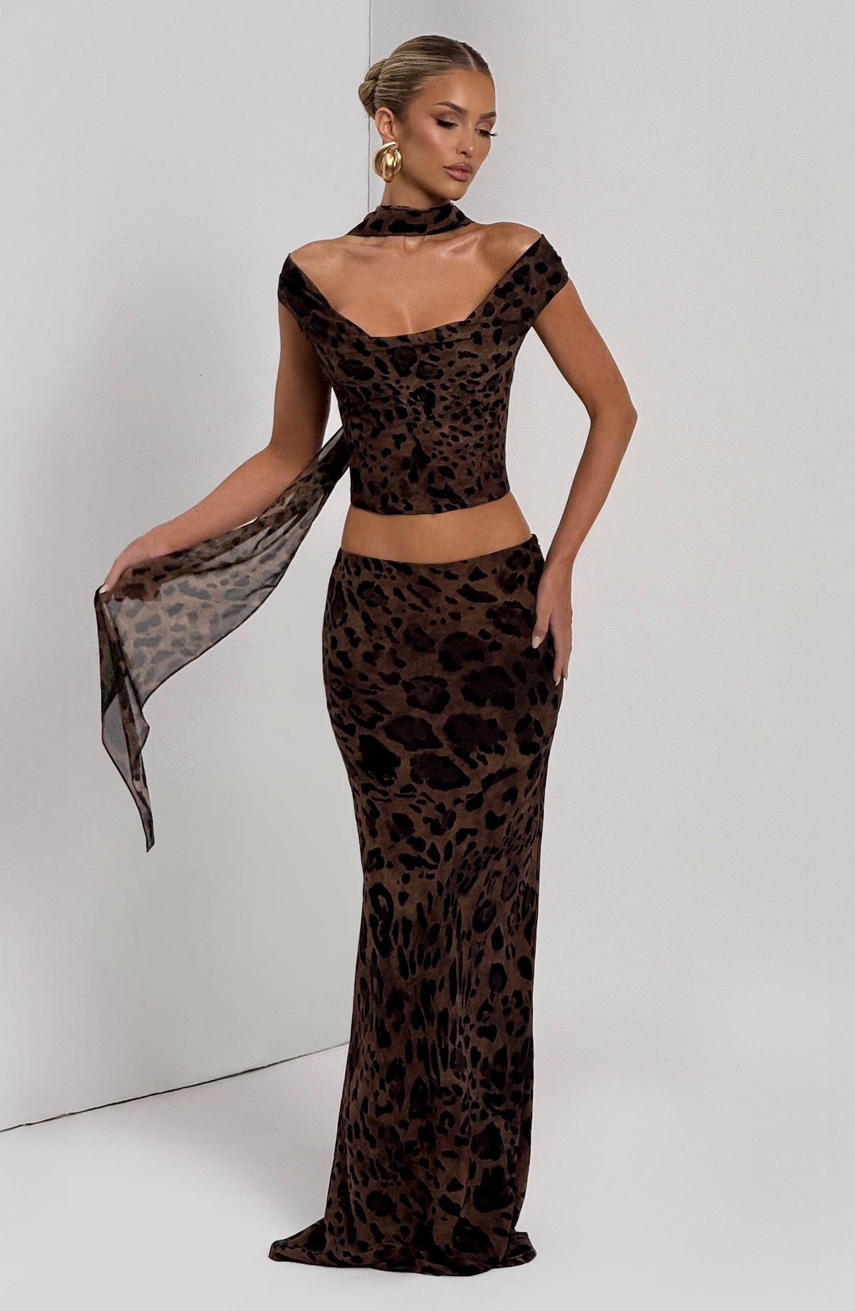 Freda Scarf - Leopard Print