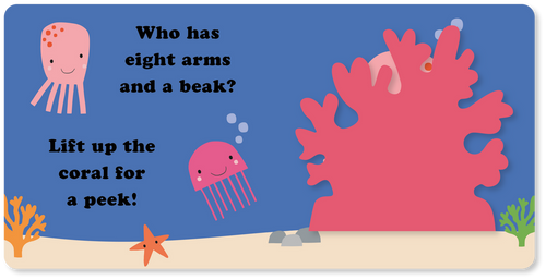 Fuzzy Friends Hide and Seek Book Ocean